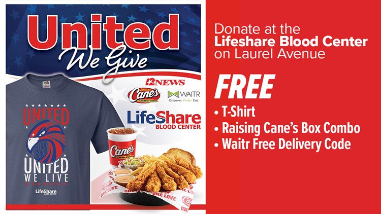 LifeShare kicks off United We Give blood drive 12newsnow