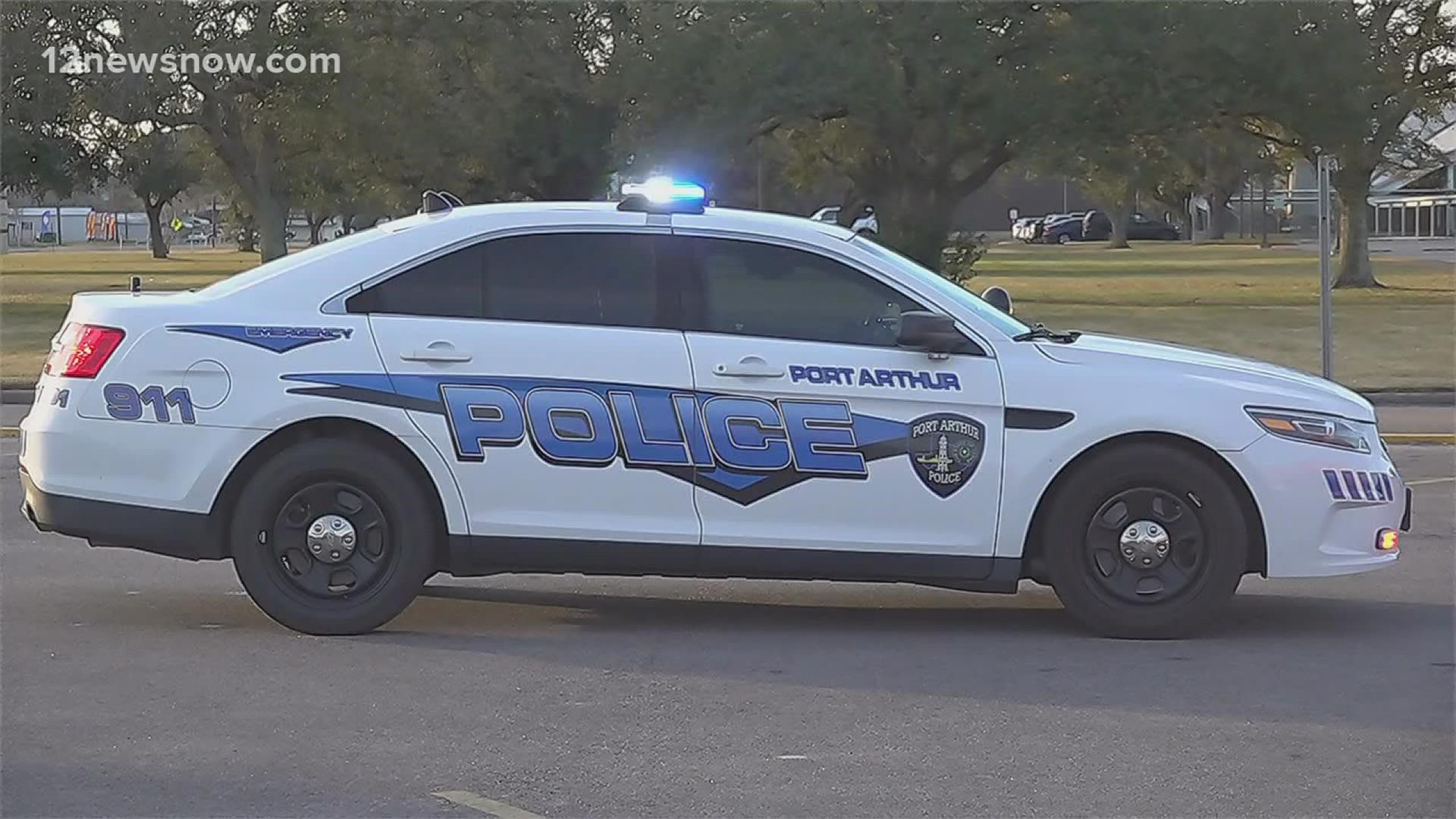 Port Arthur ISD says the suspect is not a student in their school system.