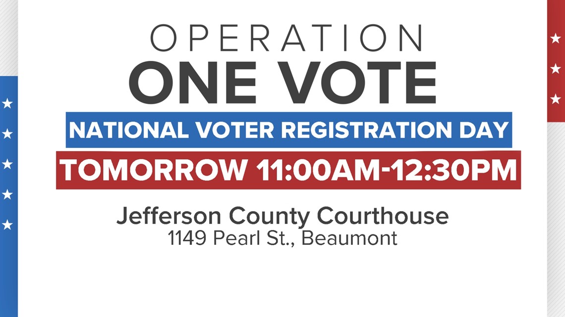 National Voter Registration Day event in Beaumont - Vimarsana News