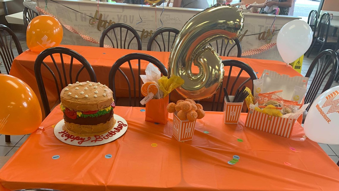 Whataburger throws 90-year-old employee a birthday party 