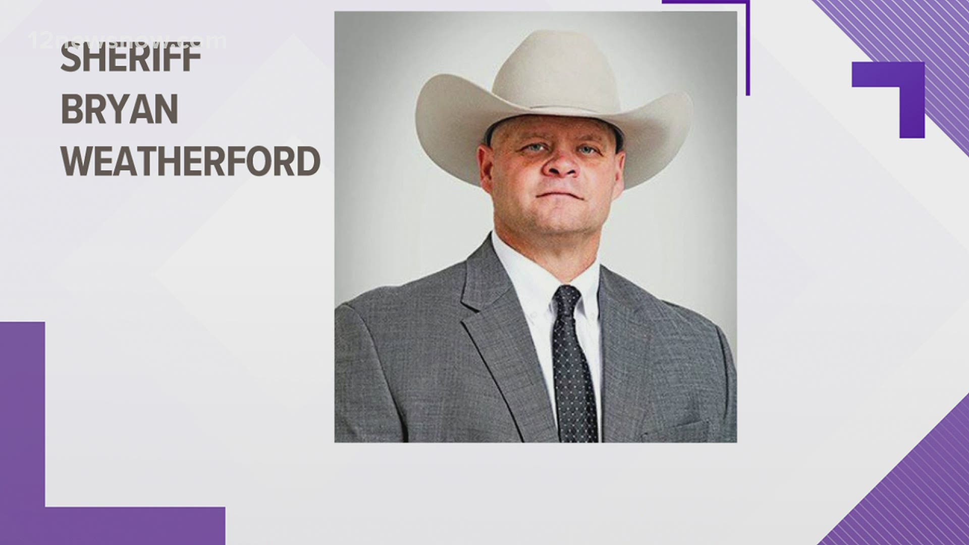 Sheriff Bryan Weatherford will serve a 6-year-term