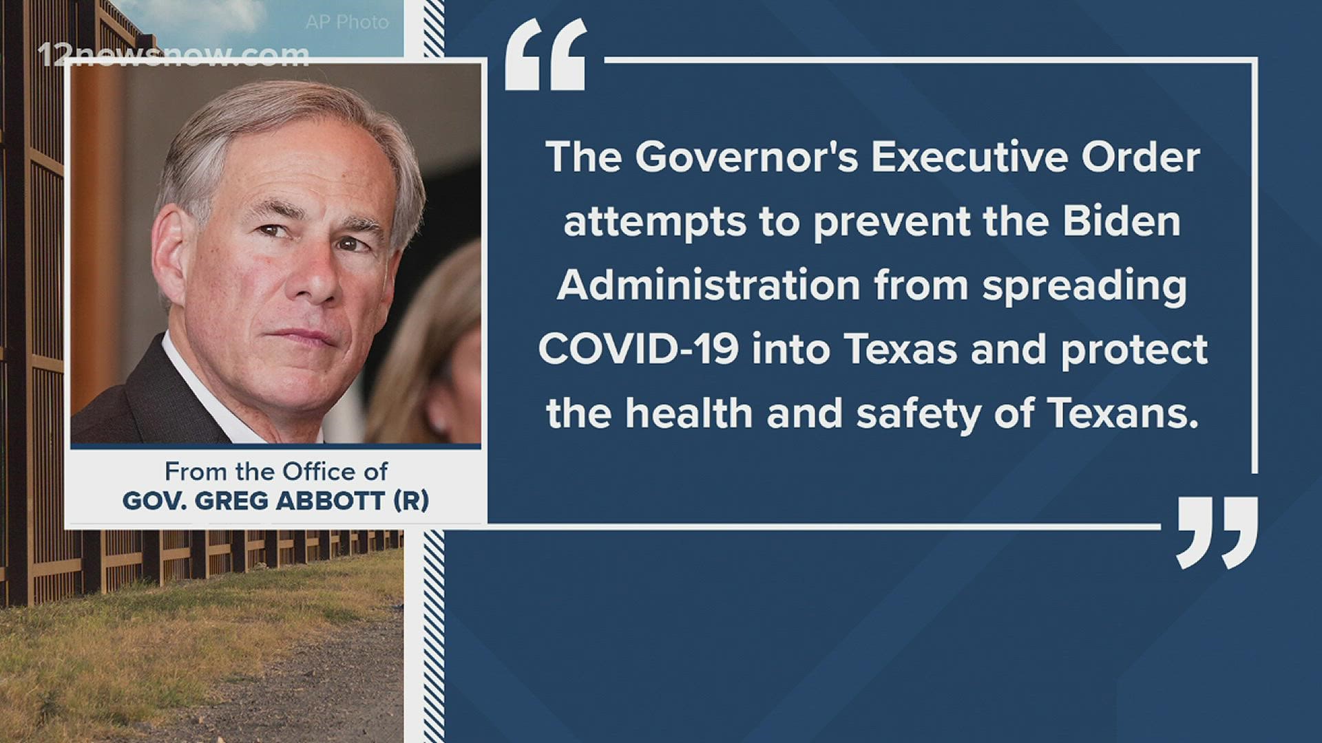 Opponents called it racial profiling.  Gov. Greg Abbott released a statement after the law was blocked.