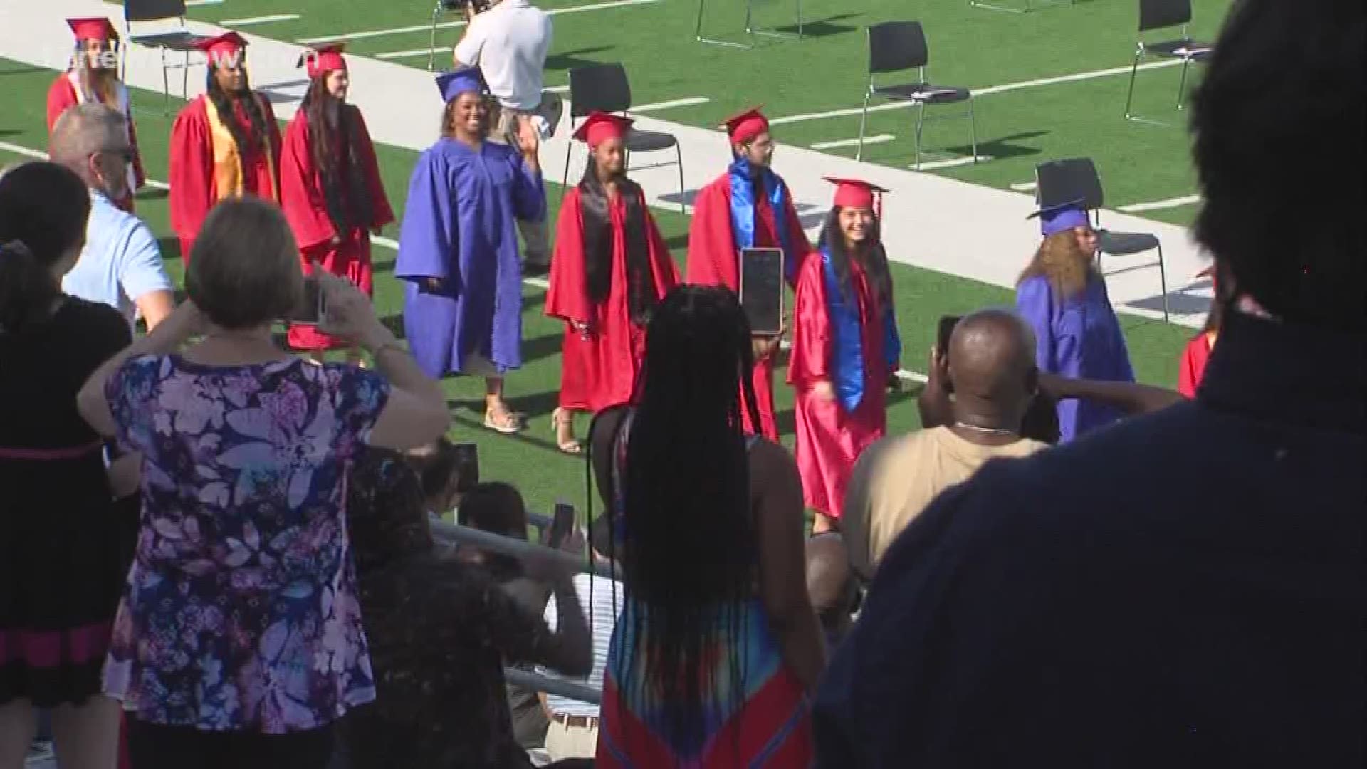 West Brook is the largest high school in Southeast Texas. It was an exciting moment for the seniors, especially meaningful during the coronavirus pandemic.