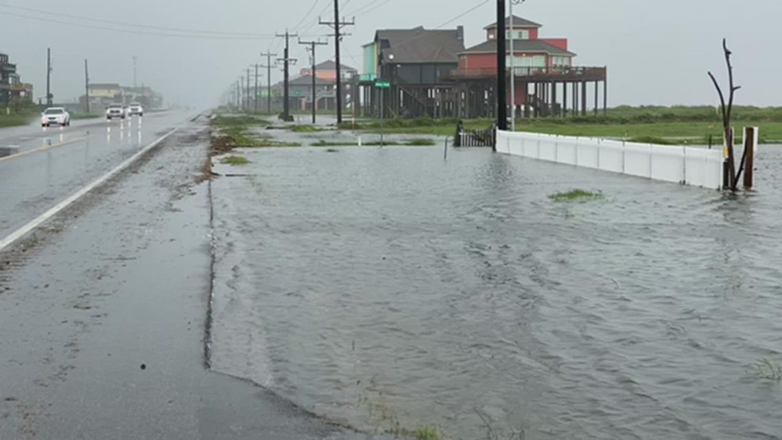 Tropical Storm Nicholas brought coastal flooding to Bolivar Peninsula ...