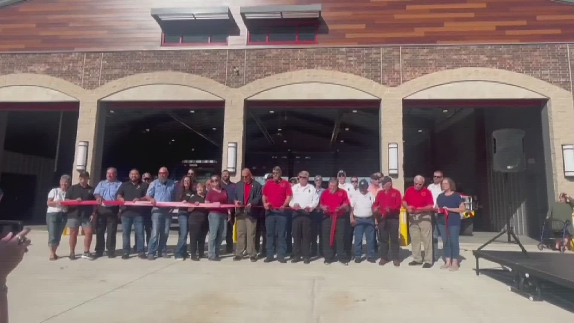 The Silsbee firefighters gave speeches and a new tour of the facility to the public