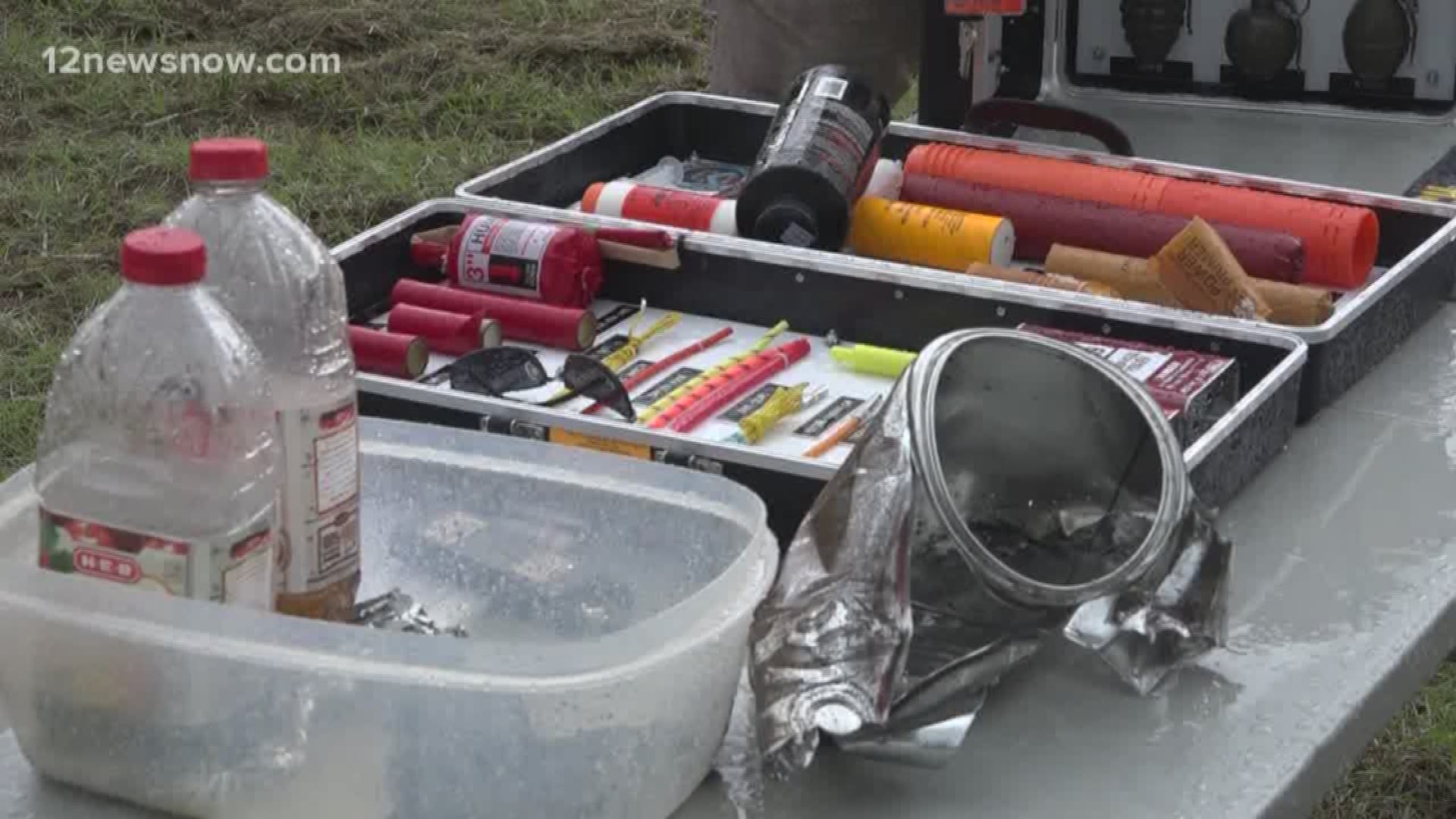 Houston ATF Beaumont police hold explosive training demonstration