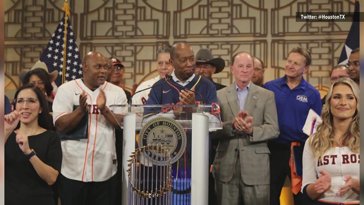 Houston mayor, Astros representatives release World Series championship parade details
