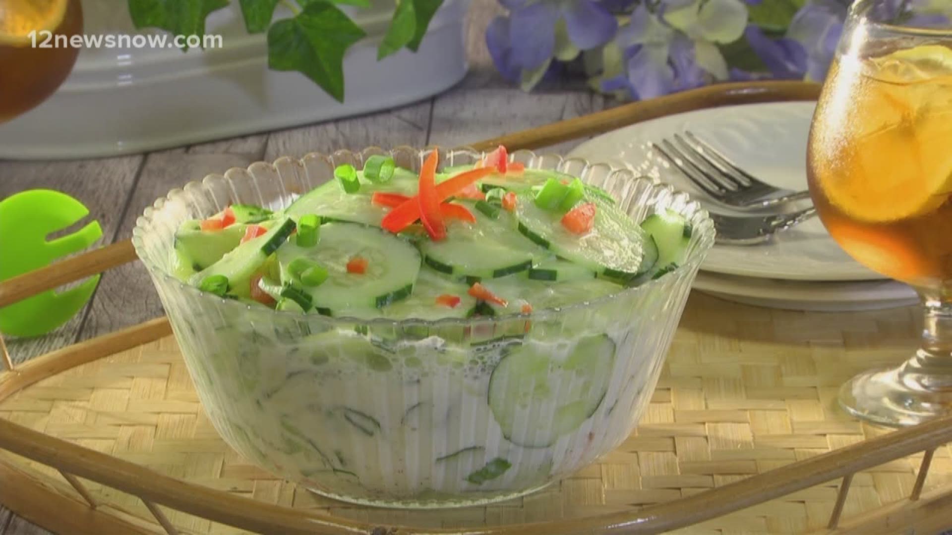 Mr. Food makes crunchy cucumber salad