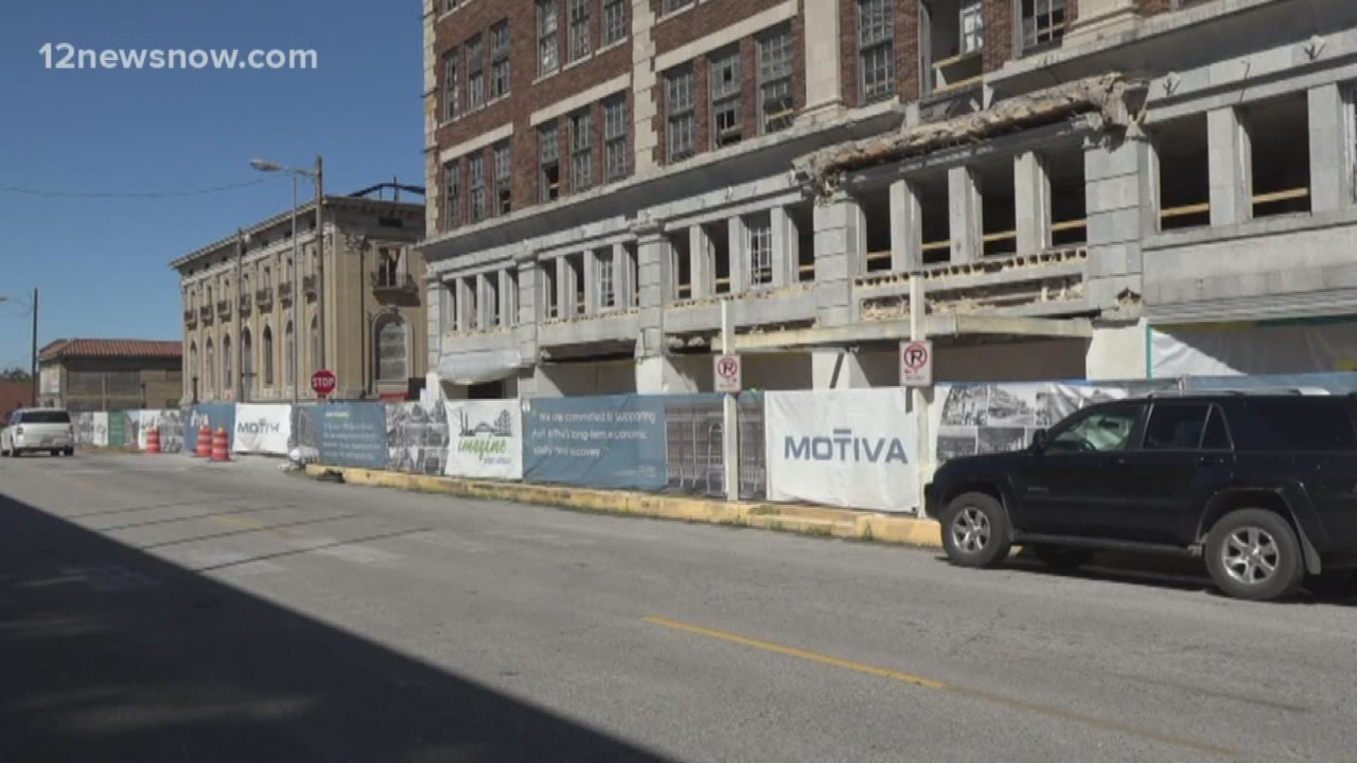 Motiva has an aggressive timeline, so it's moving fast with the construction.