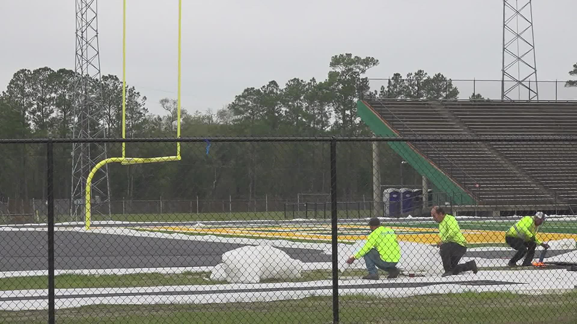 In October 2022, the Little Cypress-Mauriceville Consolidated Independent School District stadium and other facilities were vandalized with spray paint.