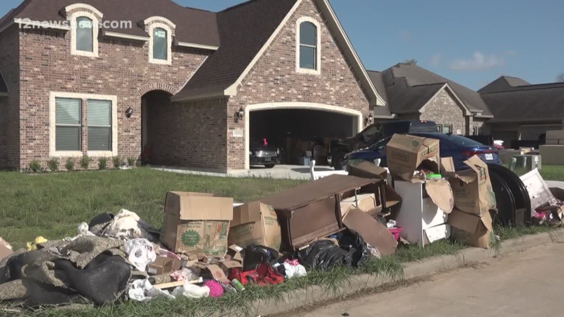 One Southeast Texas educator was dealt a double blow after Imelda brought a devastating amount of rainfall.