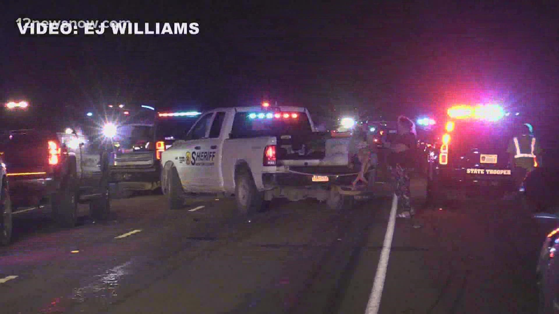 Texas state troopers are investigating after a person was hit and killed along Highway 62 in Newton County late Thursday night.