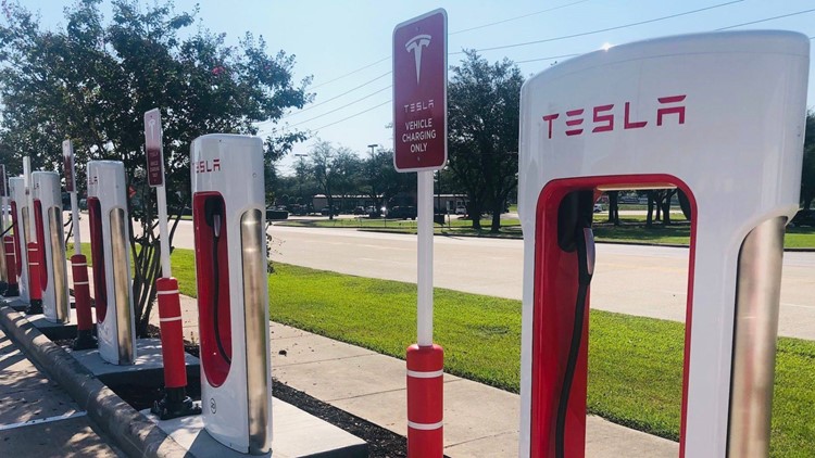 New Tesla charging station opens in Beaumont