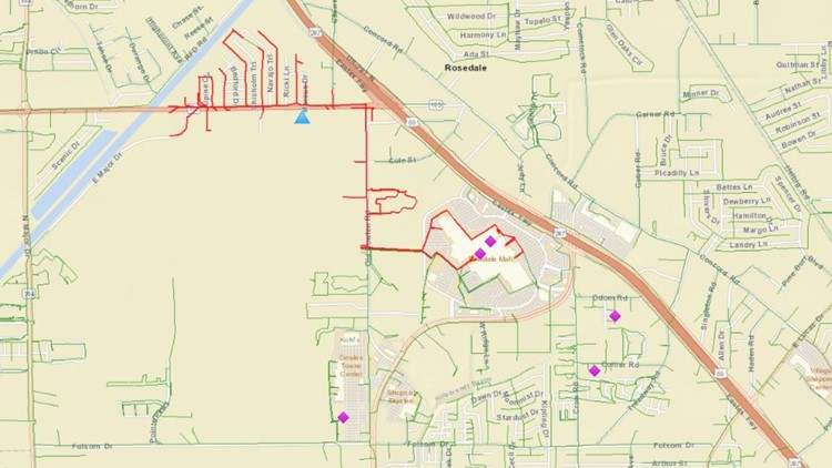 map of parkdale mall