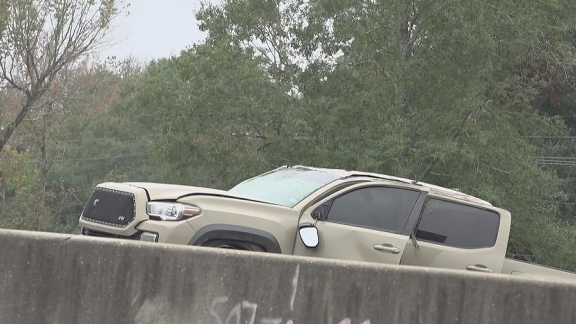 Shooting Causes Wreck Shuts Down Southbound Eastex Freeway Near Cooks