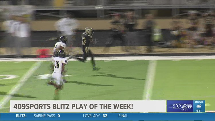 Nederland High School's Hubert Thomas makes the week 9 Play of the Week