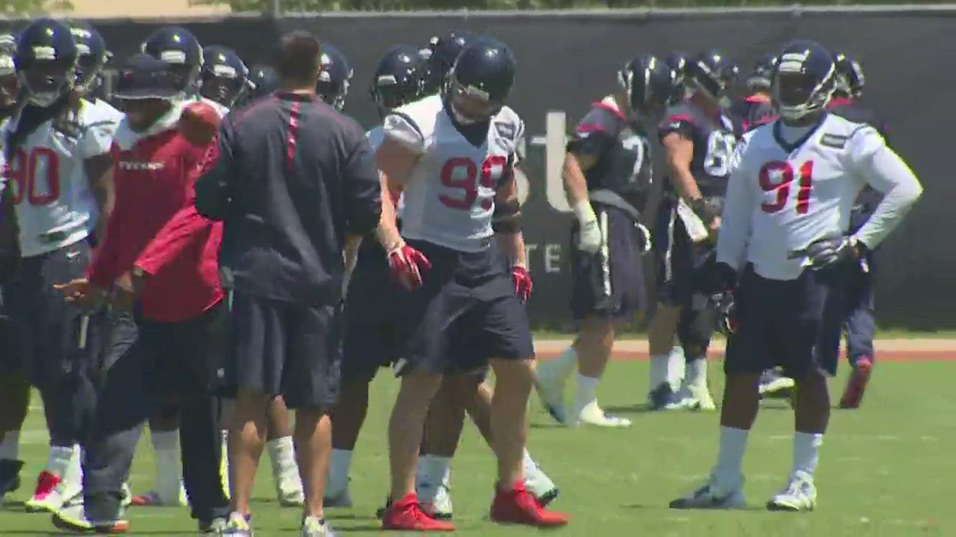 Texans open OTA's on an upbeat note