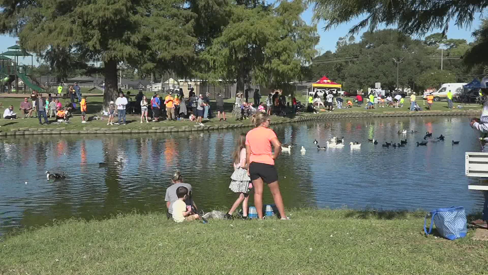 A Saturday event at Doornbos Park in Nederland marked year two of a fishing tournament hosted by Adaptive Sports for Kids.
