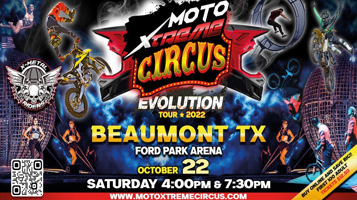 Moto X treme Circus Evolution Tour 2022 coming to Ford Park