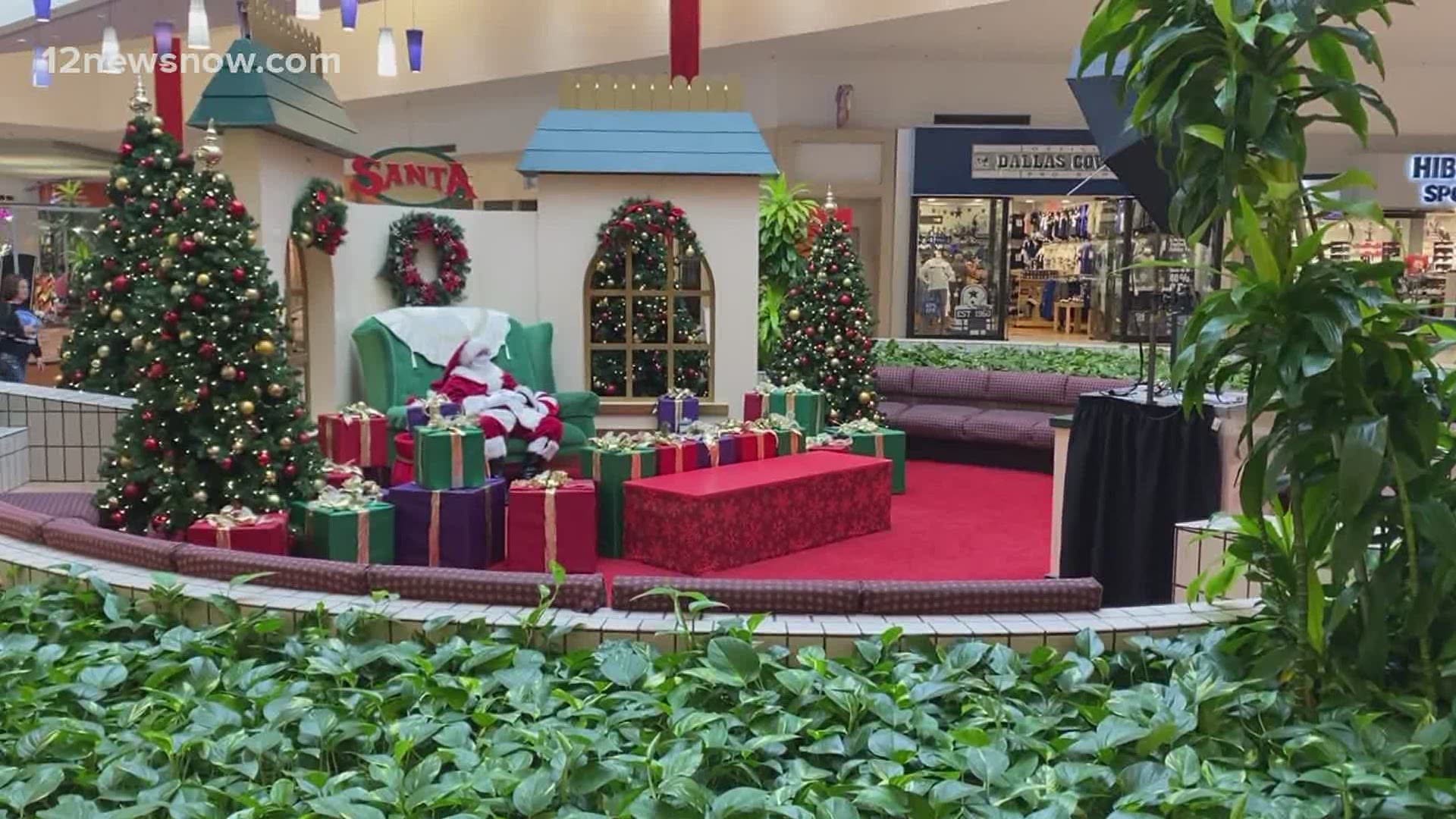 Santa Claus is back at Parkdale Mall to hear children's Christmas lists while following new social distancing requirements.
