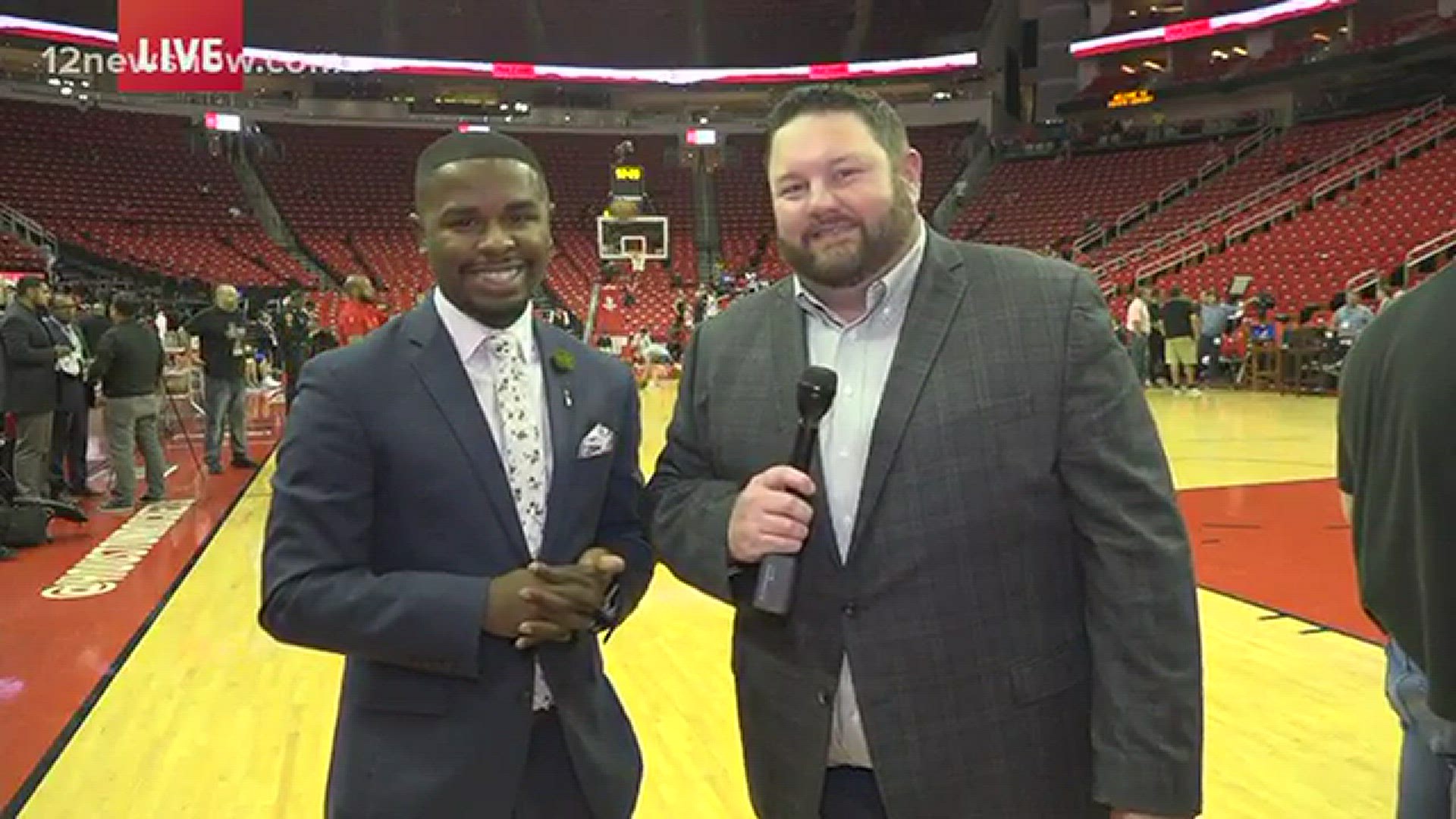 12Sports live from the Toyota Center Game 2 of the Western Conference Finals