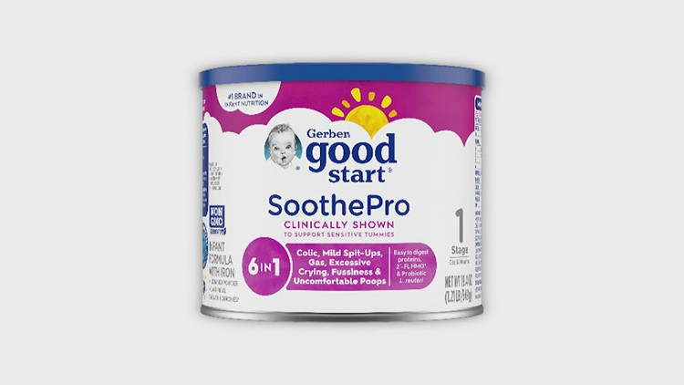 Gerber recalling powdered infant formula 'good start SoothePro'