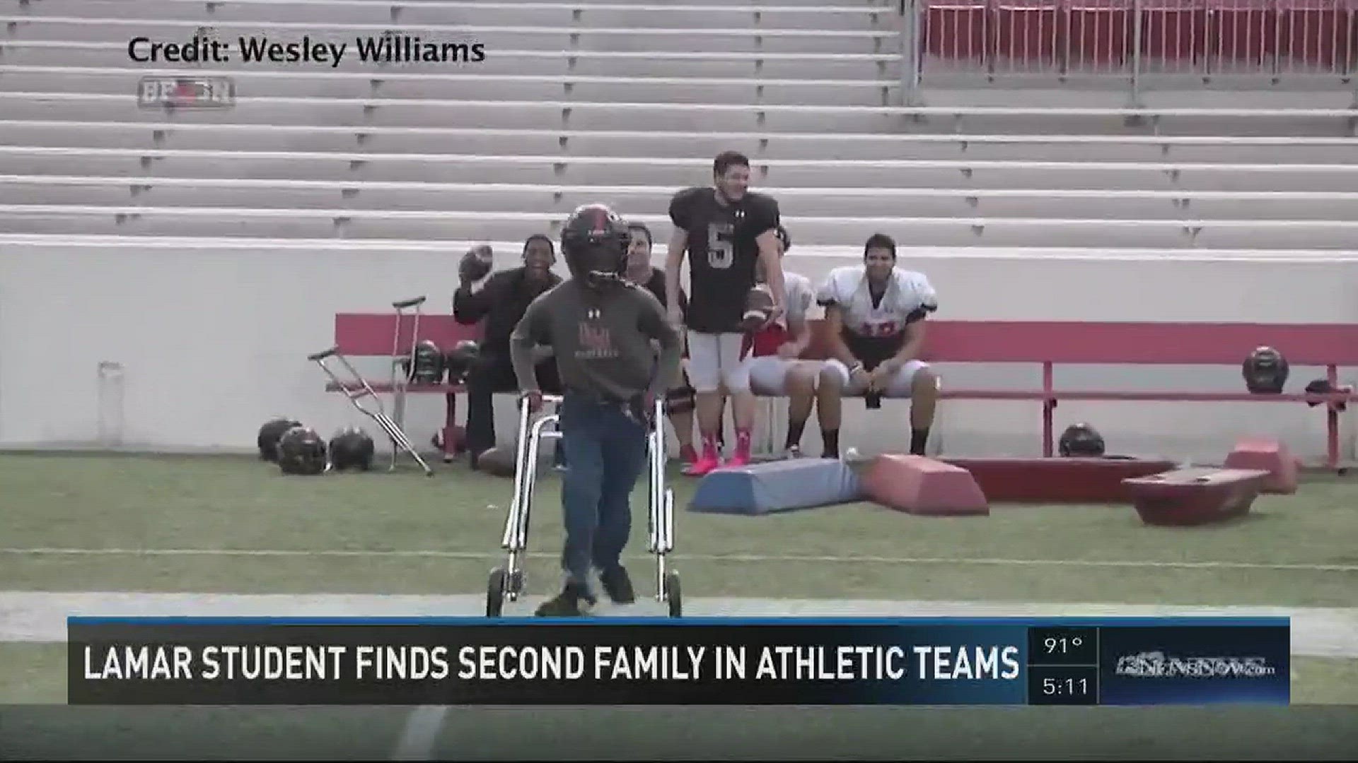 Lamar student finds second family in University athletic teams