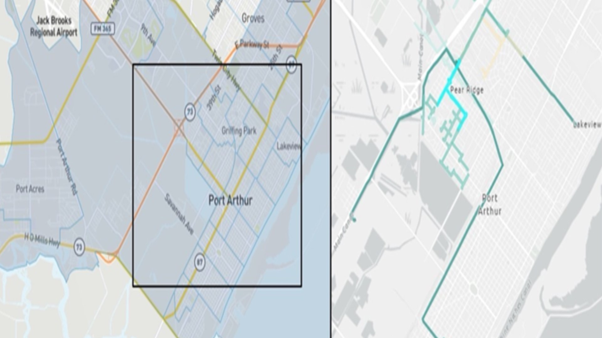 The Pear Ridge-Kolbs-Lakeview project site has the potential to build resilience and reduce the energy burden of the "disadvantage" Port Arthur community.