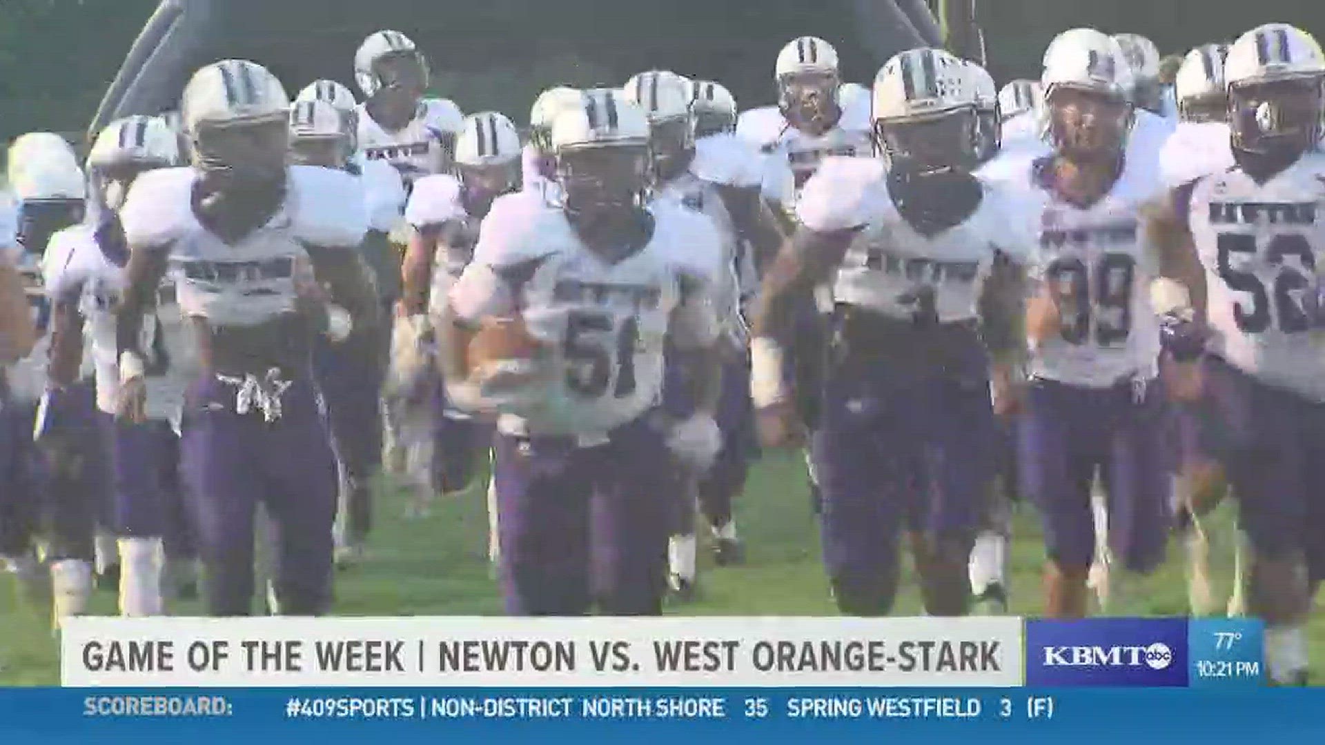 WEEK 3: Newton High School takes down West Orange-Stark in the #409Sports Game of the Week 21 - 7