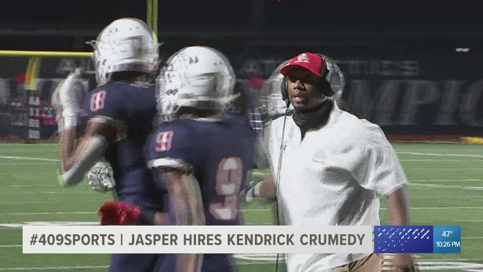 Jasper alum Kendrick Crumedy returns to lead Bulldogs program