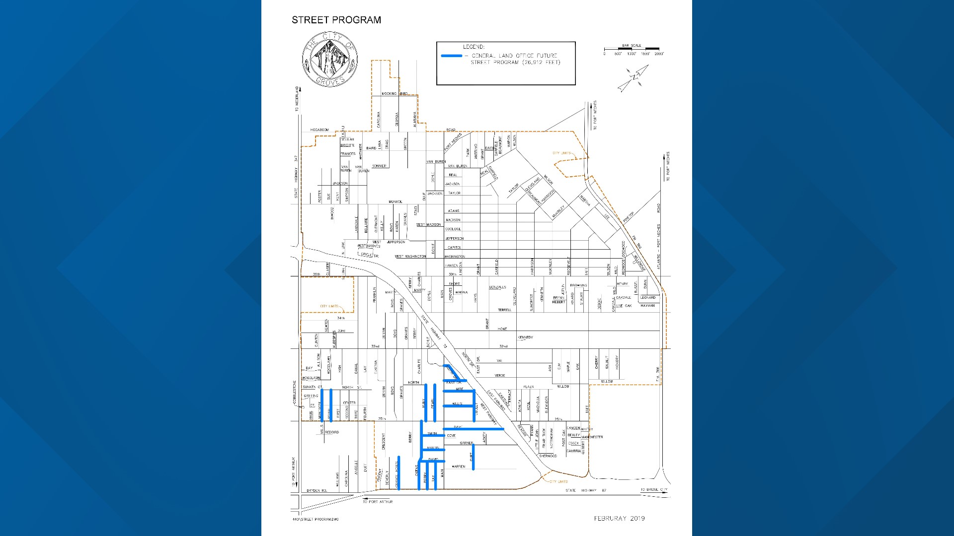 Groves Tx Homeowners: Groves needs survey to get grant to repair roads after ...