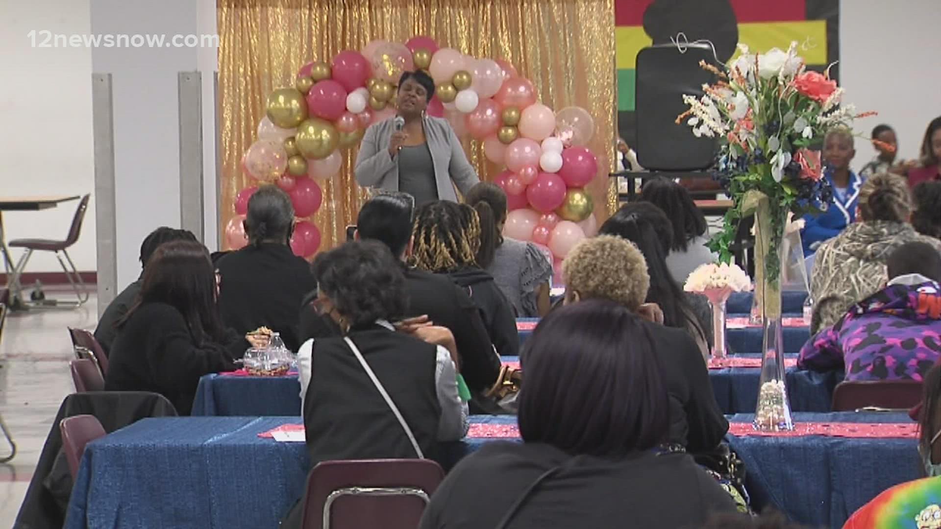 The Beaumont Independent School District held an event Wednesday morning called 'Muffins with Moms' at Smith Middle School.