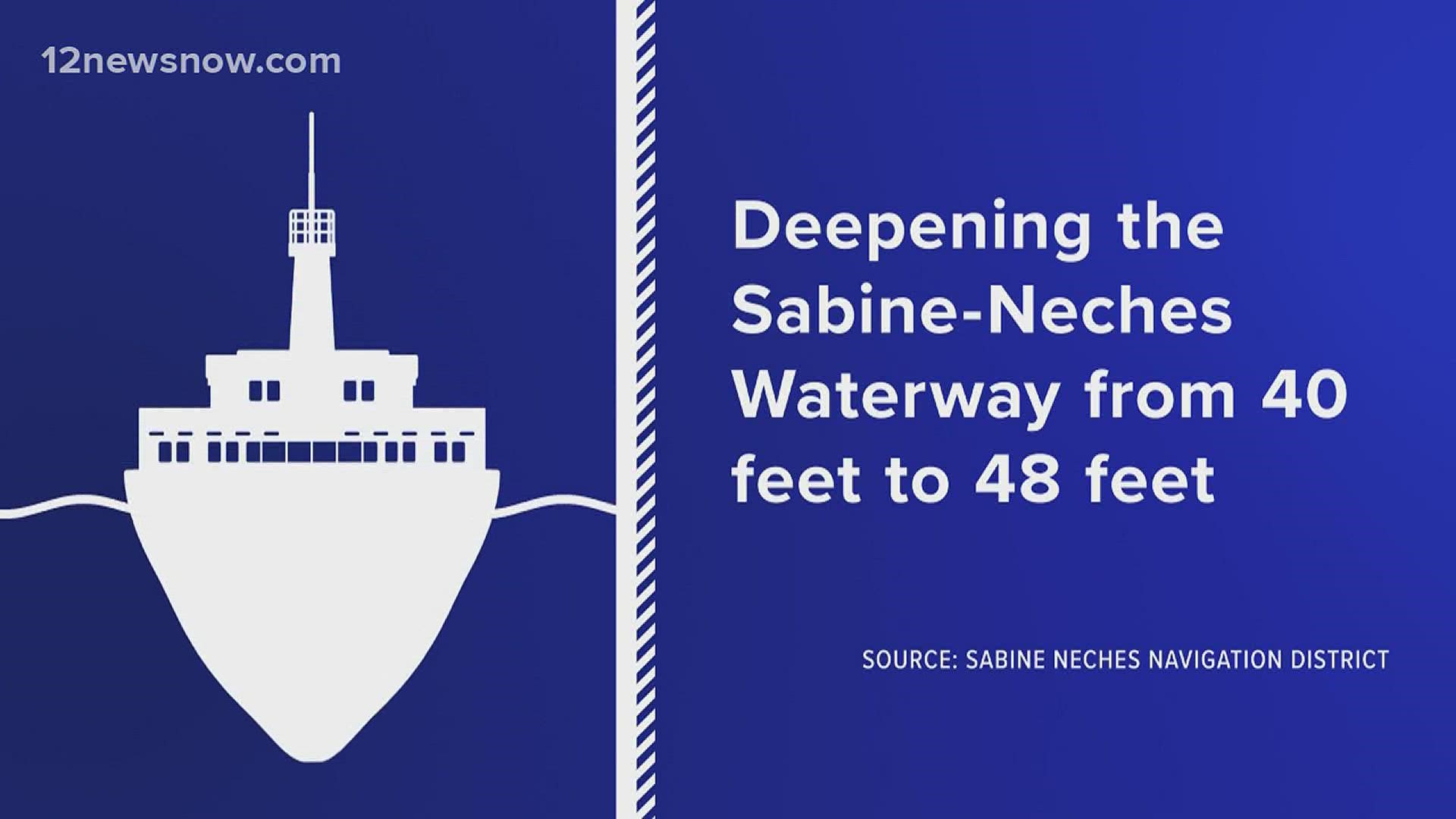 The Sabine Neches waterway is the third largest waterway in the nation.