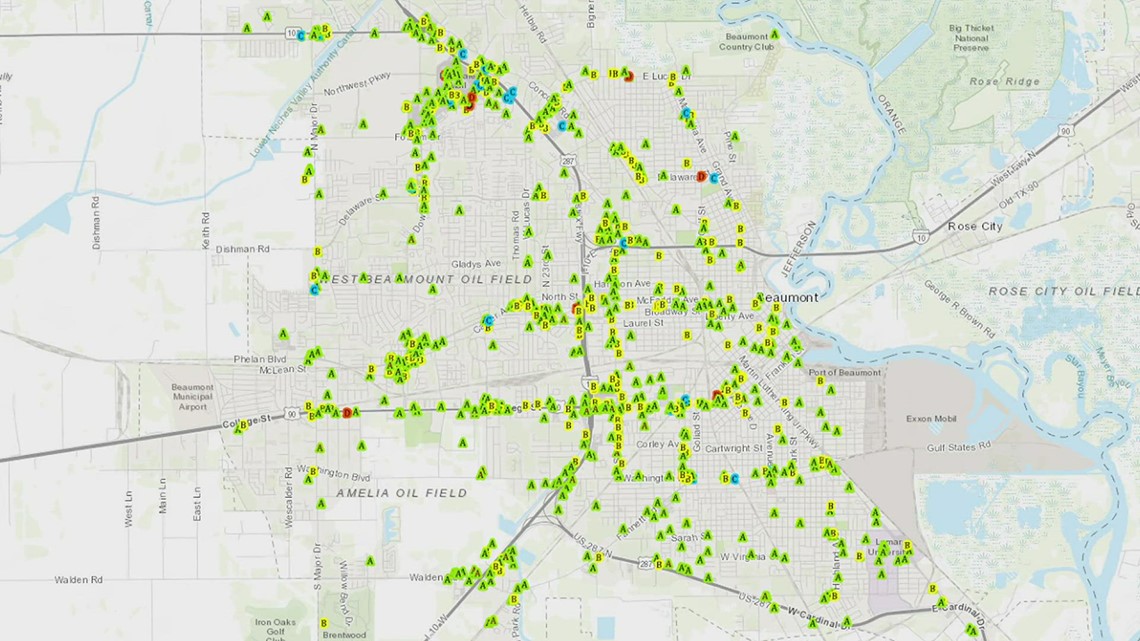 Beaumont Health Department creates interactive map to show restaurant inspection grades