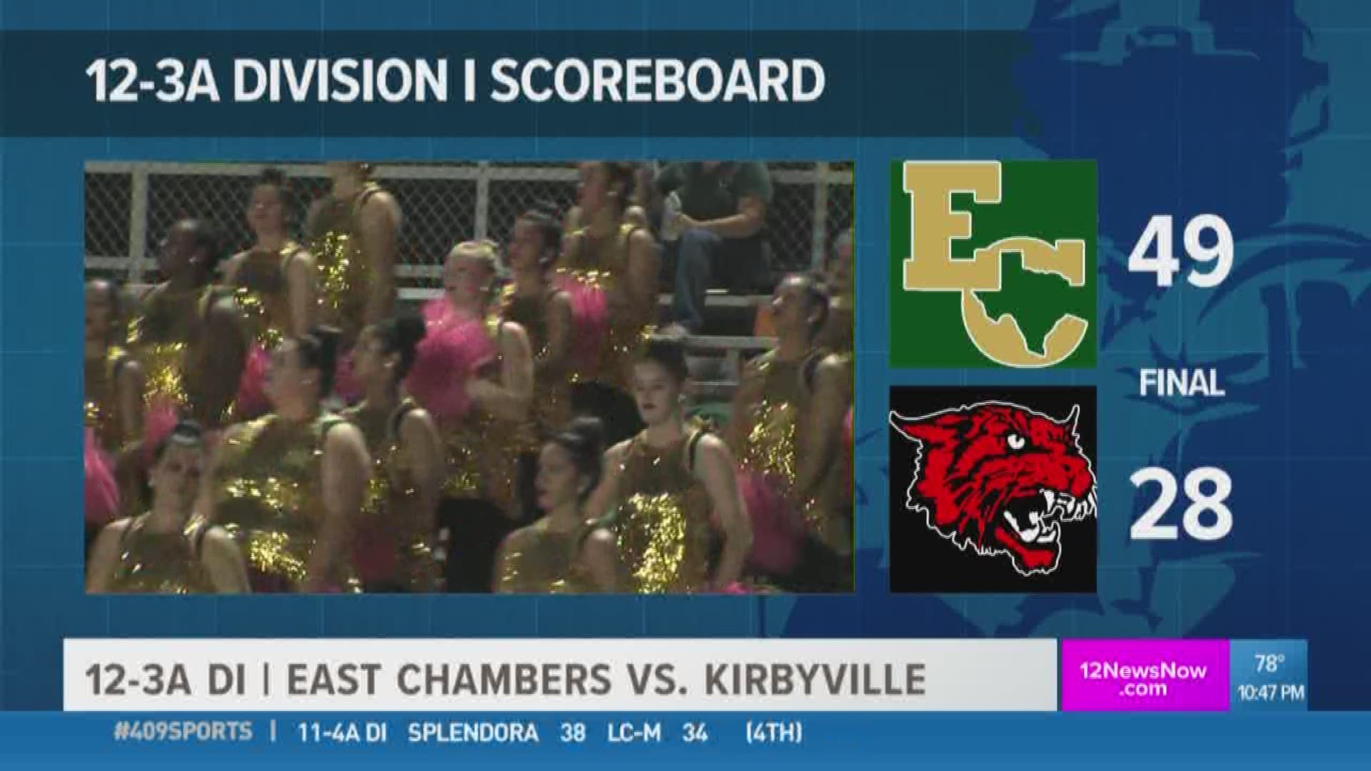 WEEK 8: East Chambers High School takes the win away from Kirbyville 49 - 28