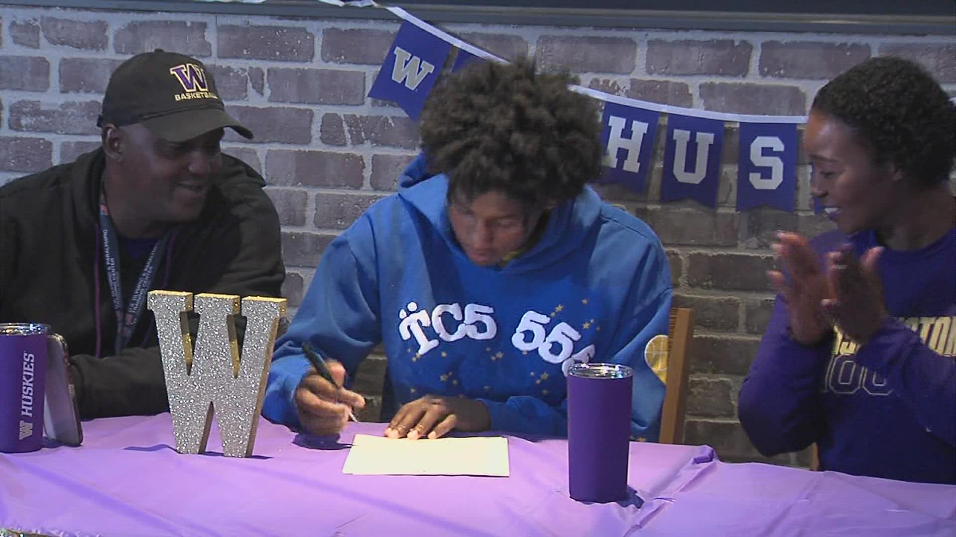 Beaumont United's Wesley Yates, III will take his talents to the University of Washington after graduation