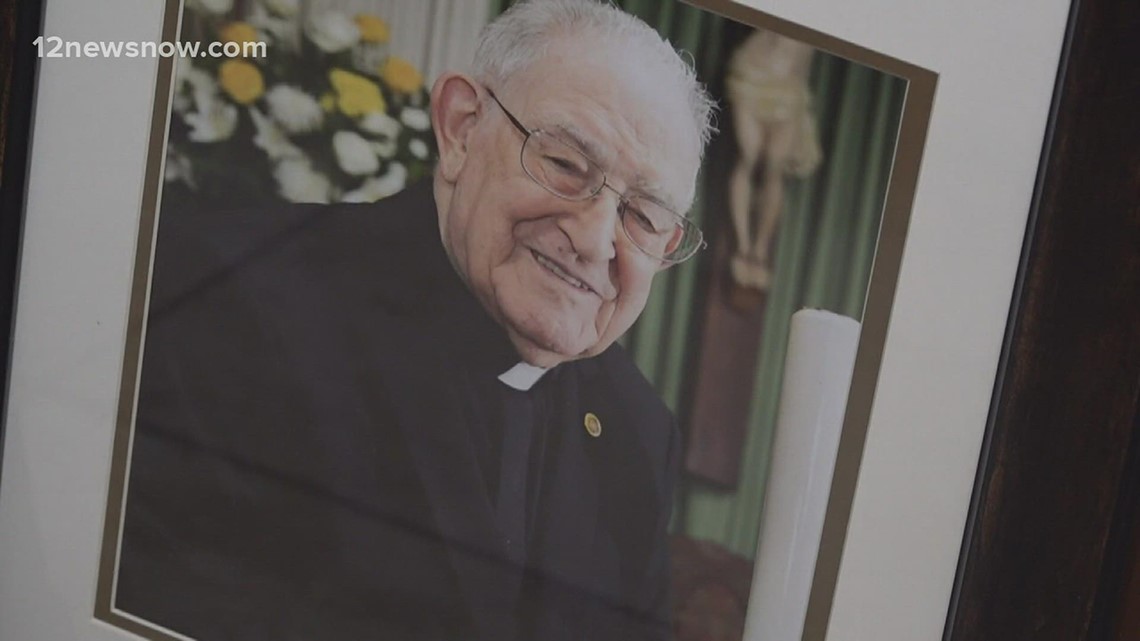 Protest held in Beaumont after Father Luis Urriza asked to step down after 75 year of service