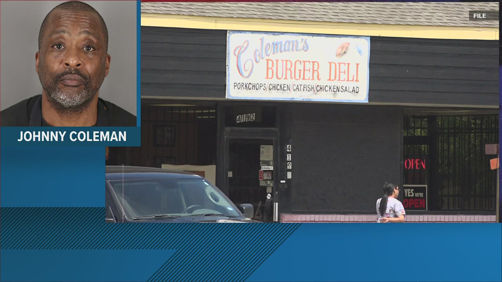 Johnny Coleman, former owner of Coleman's Burger Deli in Beaumont's South End, was found guilty in 2021 of illegal possession/transfer of EBT benefits.