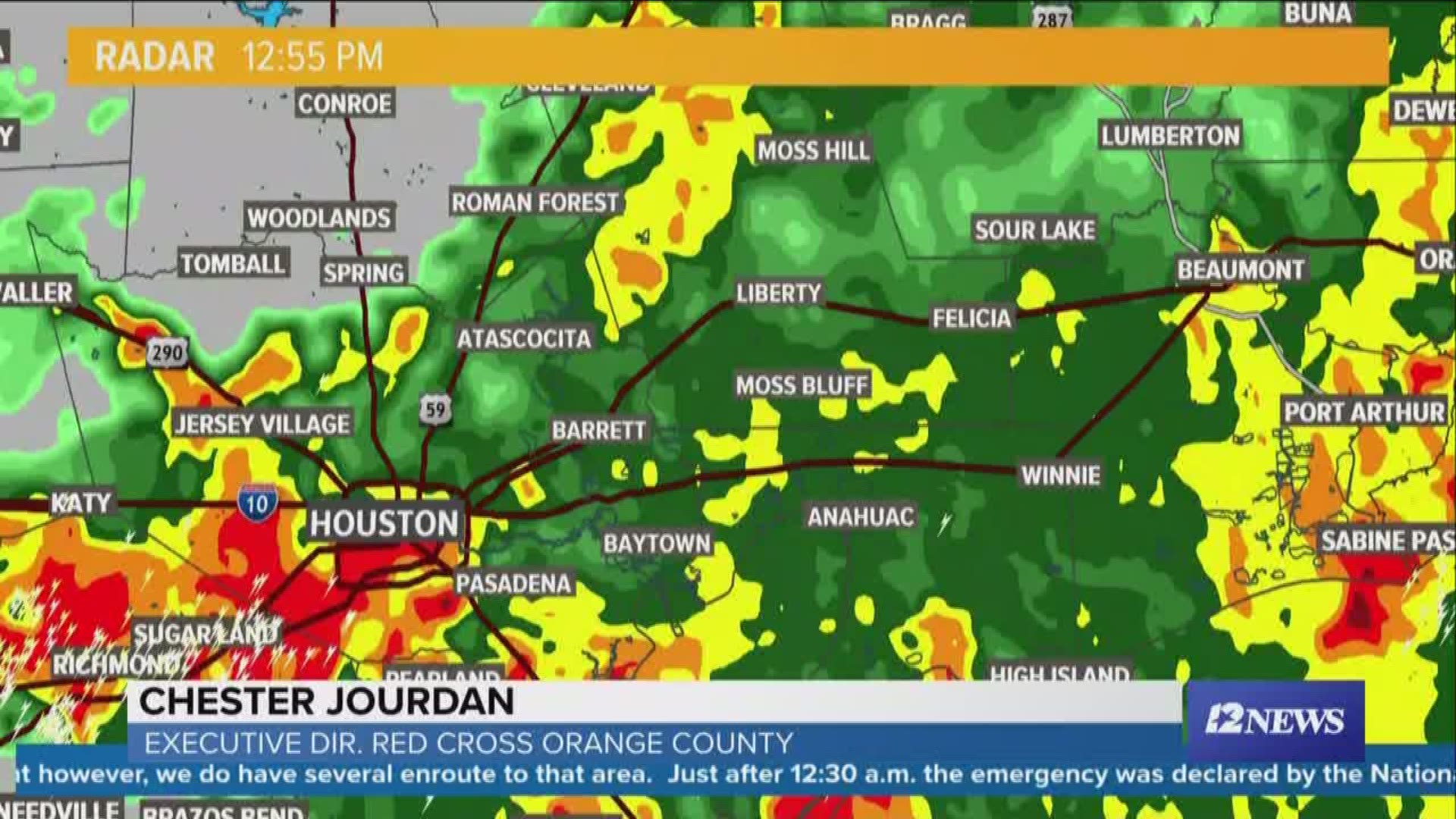 Good news, southeast Texans: KBMT and KHOU weather teams say rain bands appear to be moving southeast toward the Gulf of Mexico, away from the Golden Triangle.