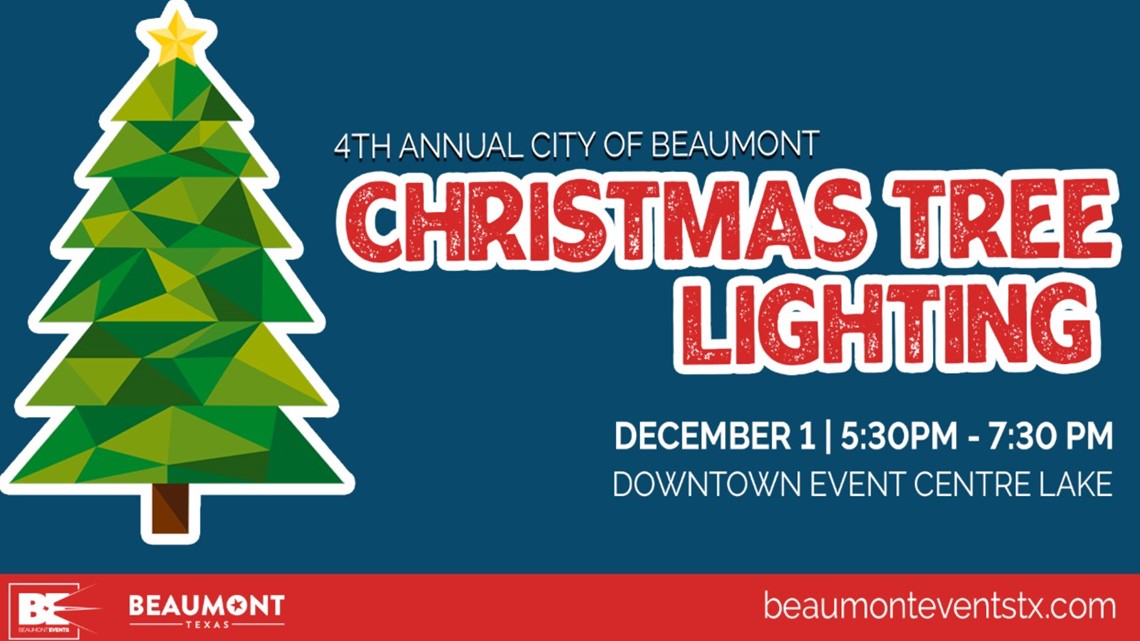 4th Annual Christmas Tree Lighting in Beaumont 12newsnow