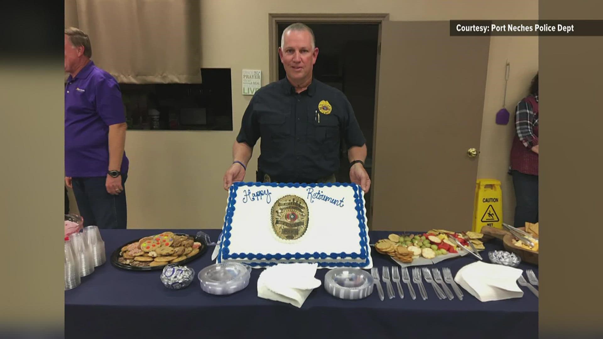 Paul Lemoine's last day as chief of the Port Neches Police Department was Friday, October 21, 2022.