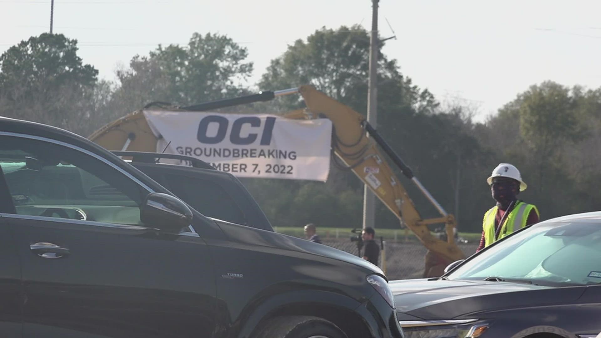 OCI breaks ground on new facility in Beaumont