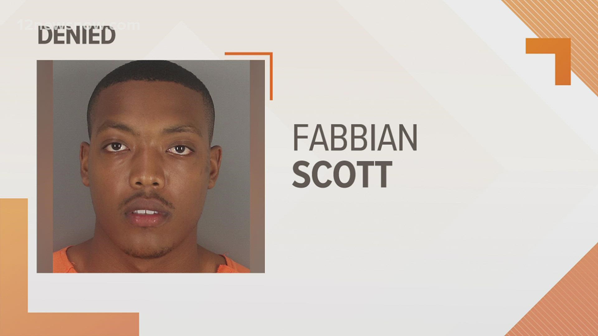 Fabbian Scott also asked that the Judge hear testimony from another person who may end up being charged in the alleged crime.