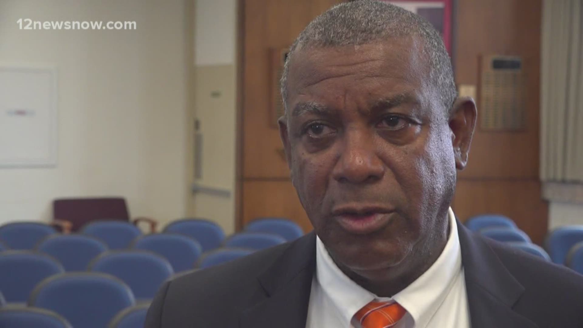 The interim city manager, Ronald Burton, was chosen for the position.