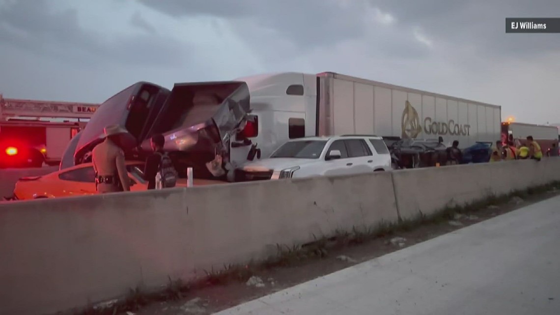Interstate 10 eastbound reopens following deadly nine-vehicle wreck involving 18-wheeler