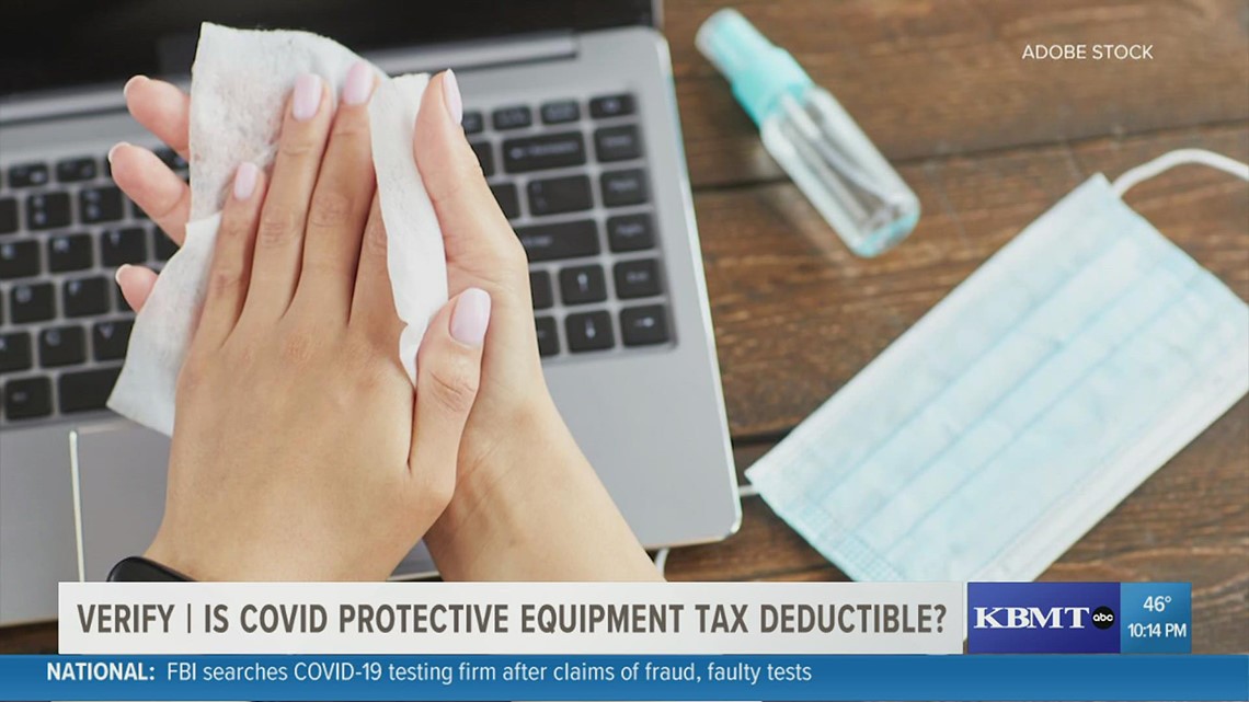 Verify | Is COVID-19 protective equipment tax deductible?