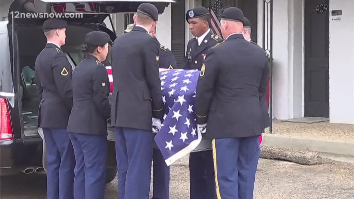 Funeral procession in Woodville for fallen Jasper soldier | 12newsnow.com