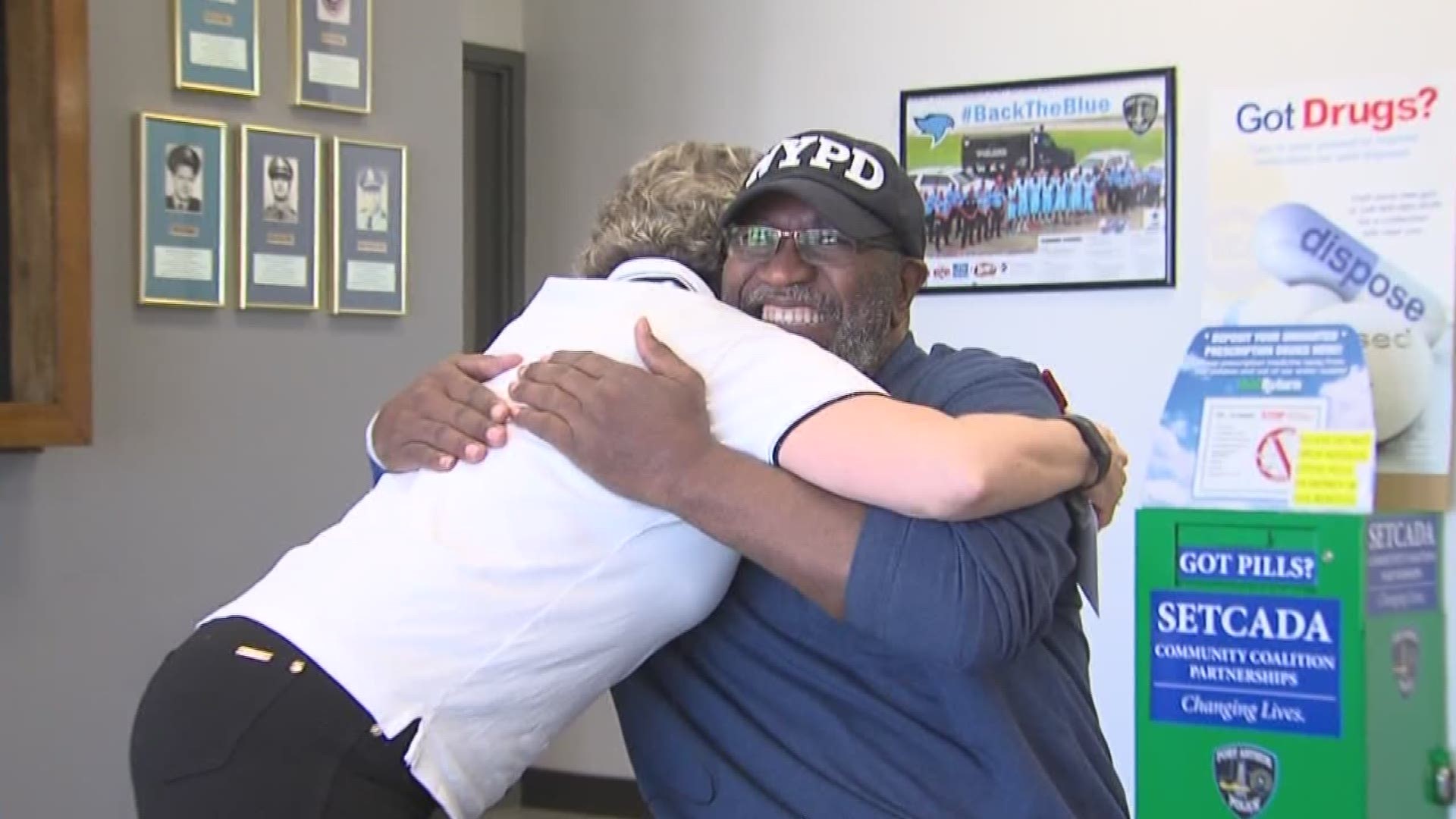 Sly Jones is a dispatcher for the Port Arthur Police Department, and even though he's wheelchair bound, he has decided to make an impact in his community with a generous donation.