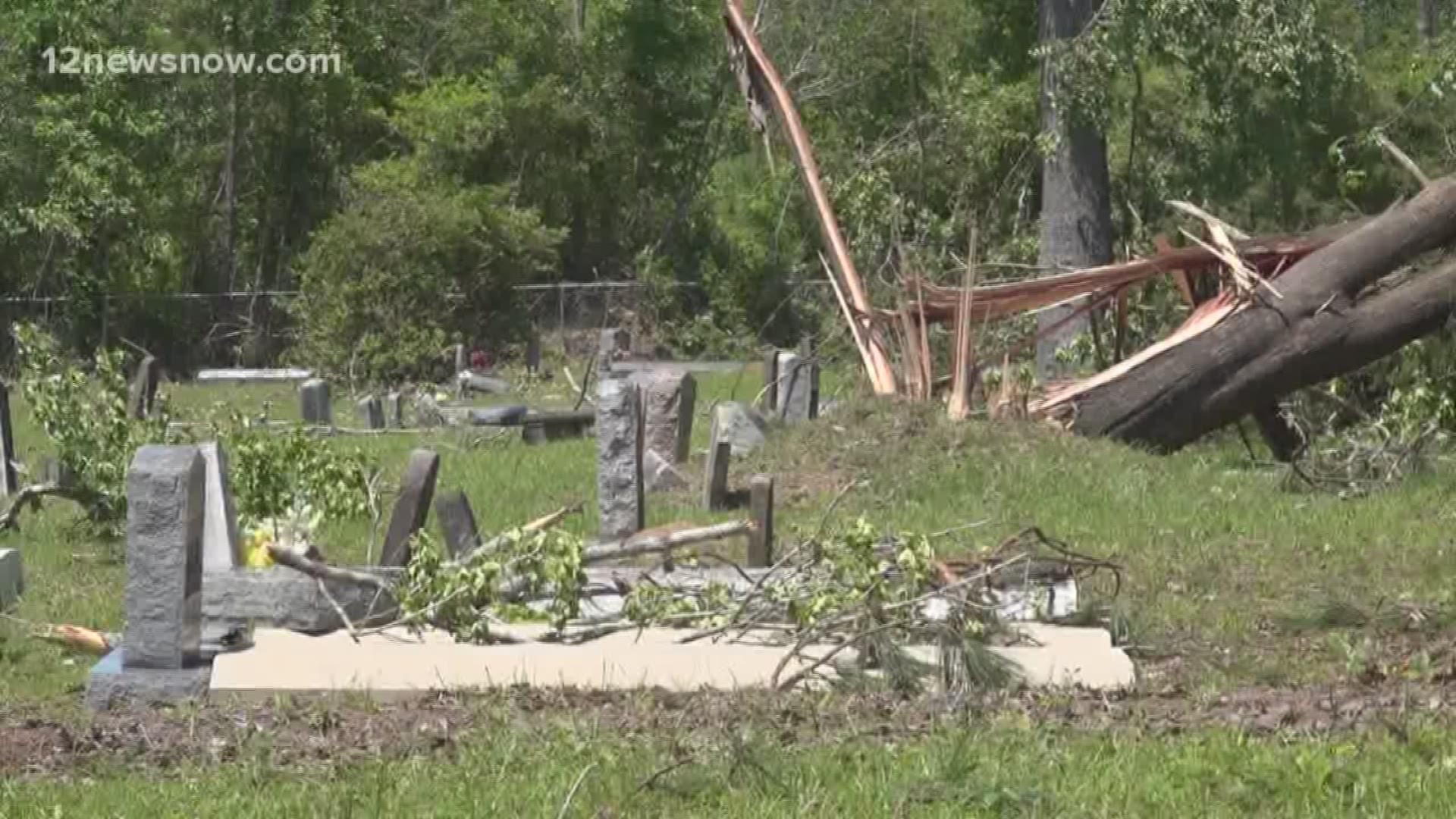 The National Weather Service has a damage assessment team on the ground in the area checking on conditions Friday.