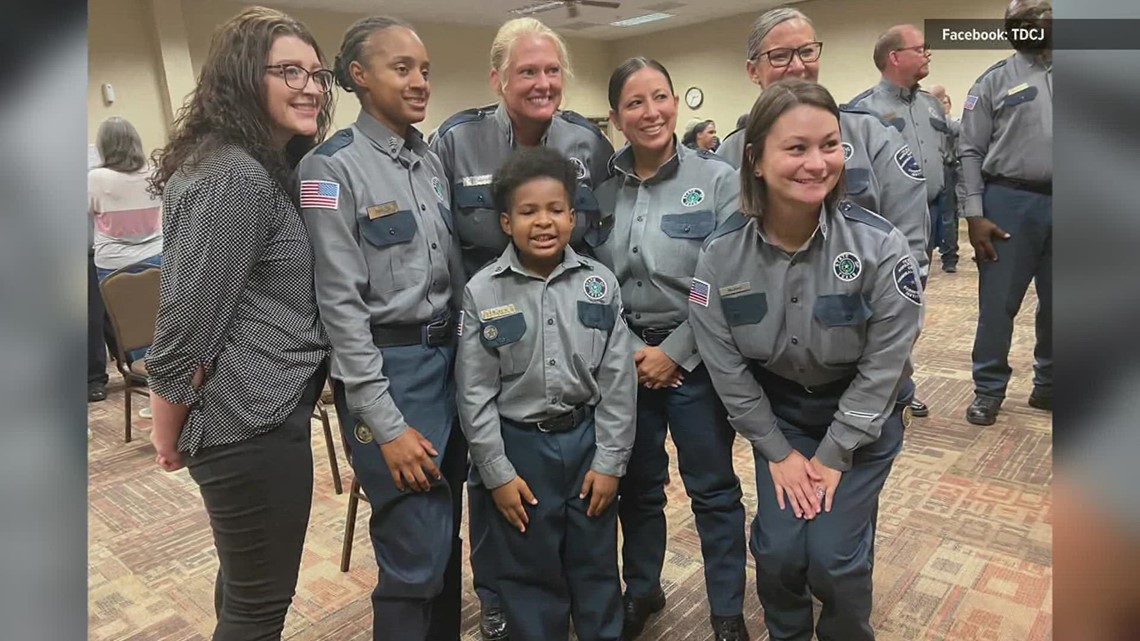 10-year-old battling brain cancer sworn in as Texas Department of ...